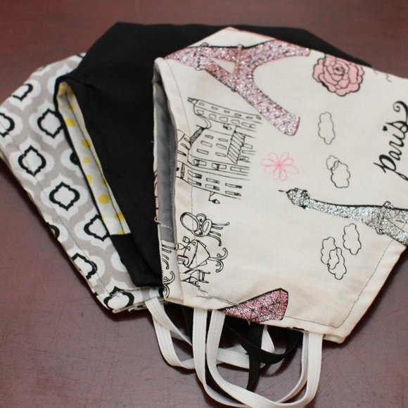Accessories - 3 Pack 100% doubled cotton masks